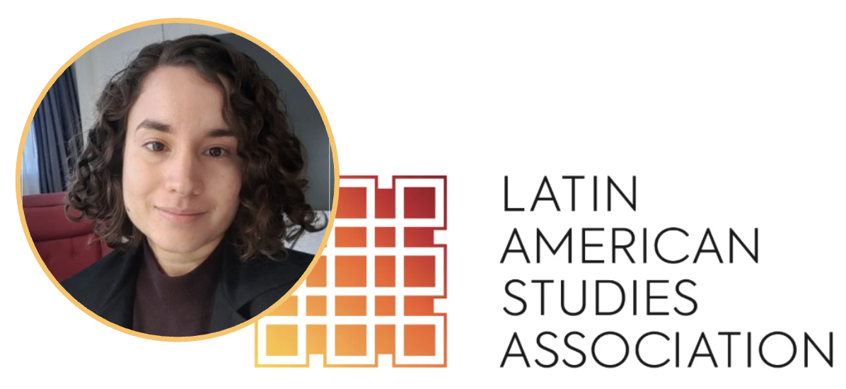 Celia head shot and LASA logo