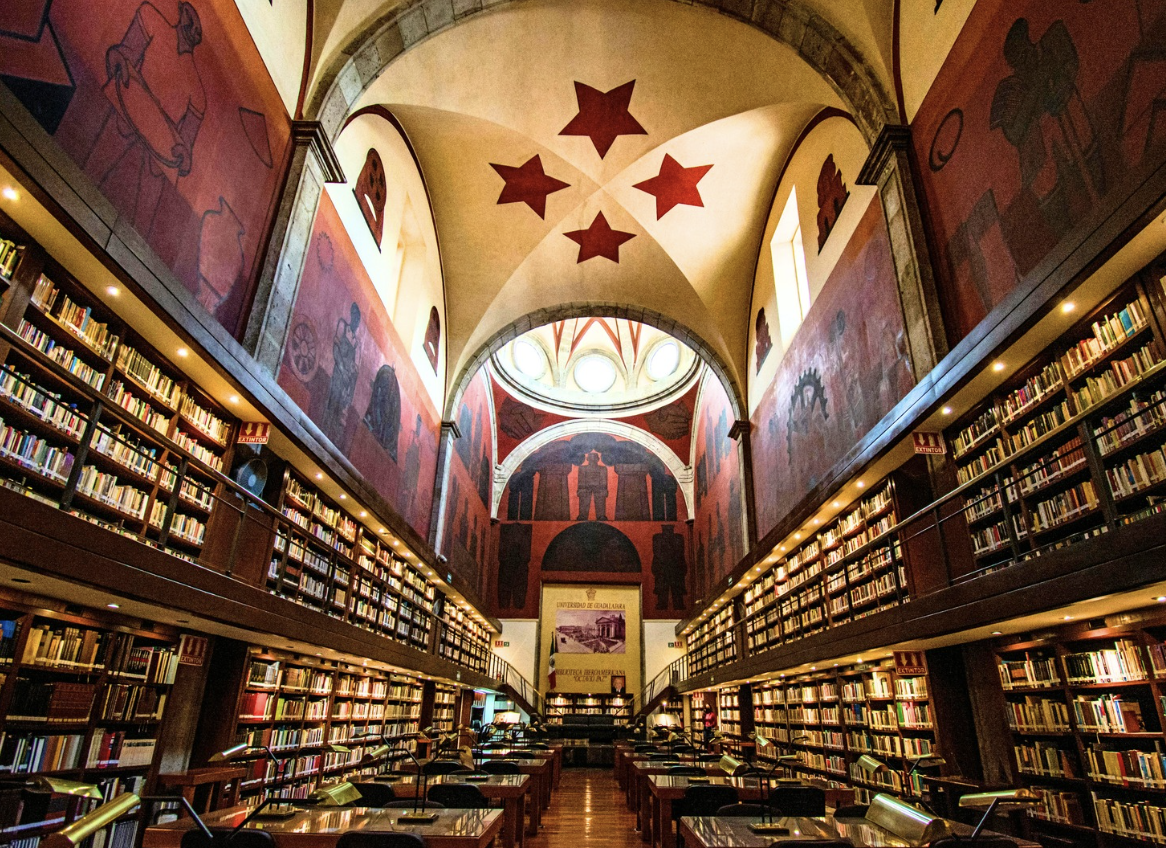 library interior