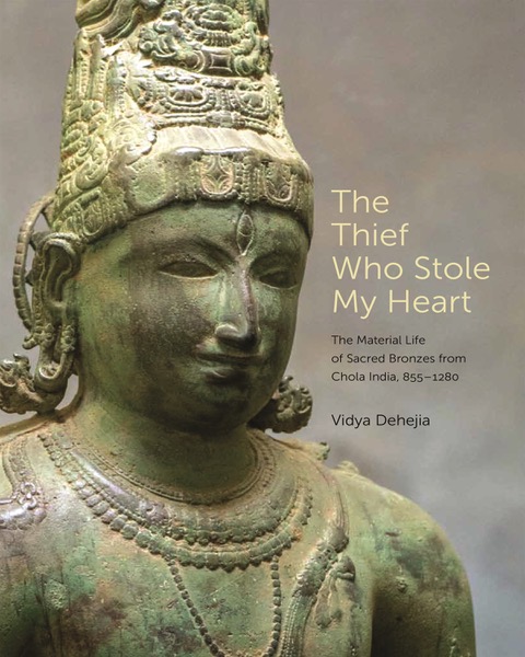 book cover with bronze statue