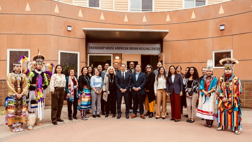 group photo of Village SF team of people 